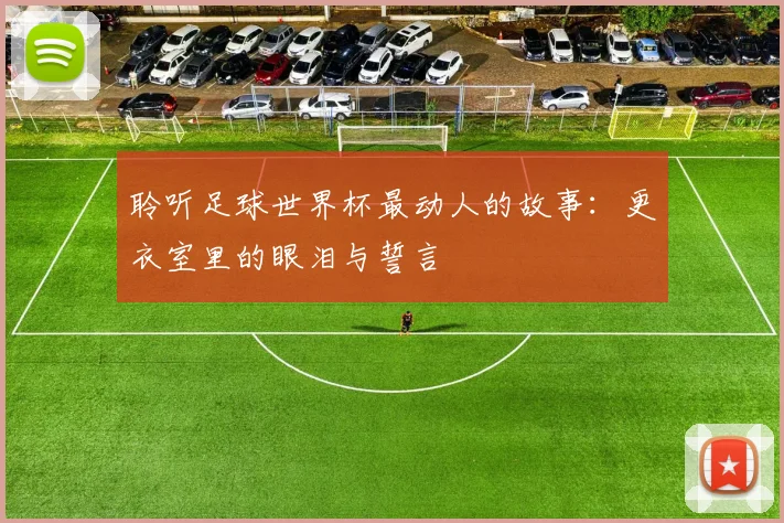 聆听足球世界杯最动人的故事：更衣室里的眼泪与誓言
